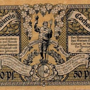 Cochem - uncatalogued by Lindman 50pf (specimen)!