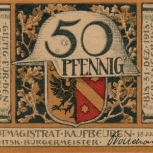 Kaufbeuren 'military' 50pf piece!