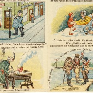 Neuruppin - set of 4 comical!