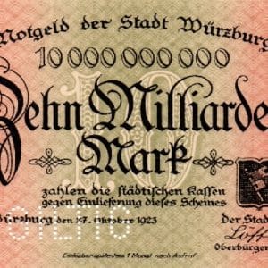 Wuerzburg 10 milliarden mark specimen!!